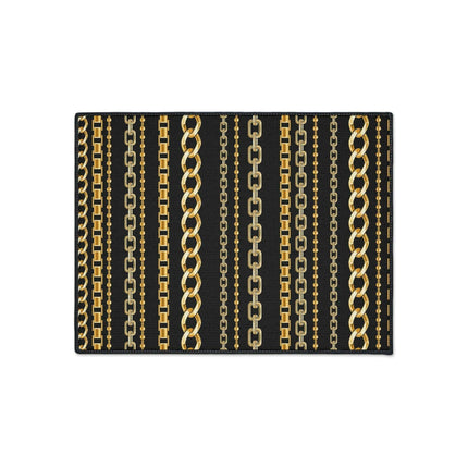 Gilded Links Custom Luxury Floor Rug - Redefine Your Interior Style..