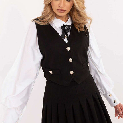 Gilet Model 204975 Womens Grey Polyester Vest Daily Wear - Très Elite