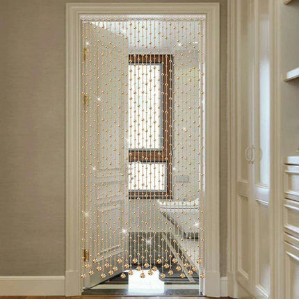 Glamorous Crystal Bead Room Divider - Luxurious Home Decor Hanging Screen - Très Elite