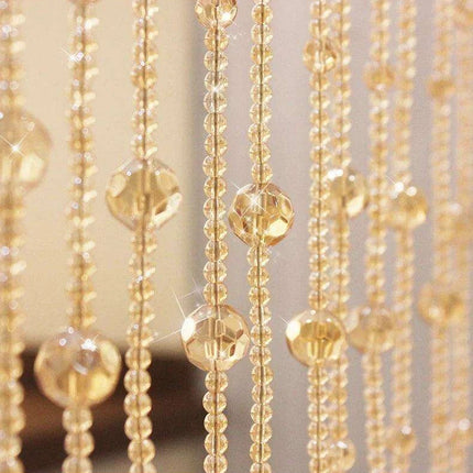Glamorous Crystal Bead Room Divider - Luxurious Home Decor Hanging Screen - Très Elite