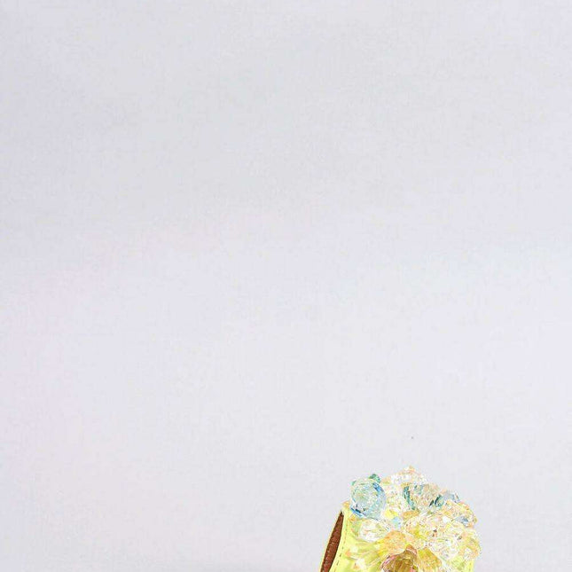 Glamorous Eco-Friendly Flip-Flops with Shiny Stone Accents