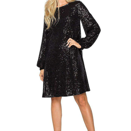 Glamorous Reversible Sequin Evening Dress - Très Elite