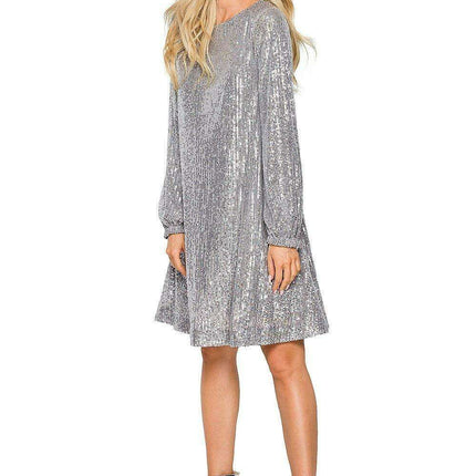 Glamorous Reversible Sequin Evening Dress - Très Elite