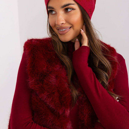 Glamorous Rhinestone-Embellished Cashmere Winter Beanie Hat - Très Elite