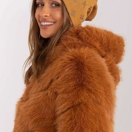 Glamorous Rhinestone-Embellished Cashmere Winter Beanie Hat - Très Elite