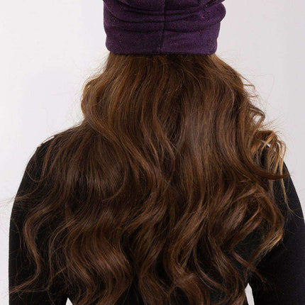 Glamorous Rhinestone-Embellished Cashmere Winter Beanie Hat - Très Elite