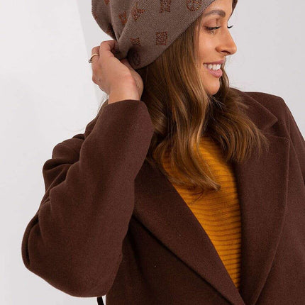 Glamorous Rhinestone-Embellished Cashmere Winter Beanie Hat - Très Elite