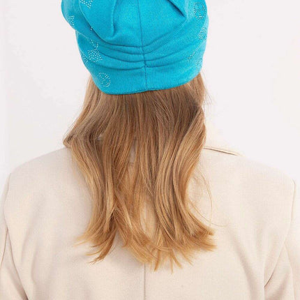 Glamorous Rhinestone-Embellished Cashmere Winter Beanie Hat - Très Elite