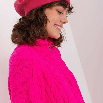 Glamorous Rhinestone-Embellished Knit Beret - Très Elite