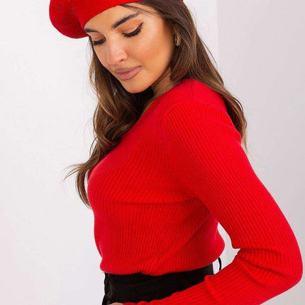Glamorous Rhinestone-Embellished Knit Beret - Très Elite