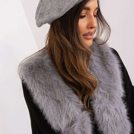 Glamorous Rhinestone-Embellished Knit Beret - Très Elite