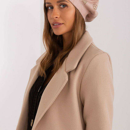 Glamorous Rhinestone-Embellished Knit Beret - Très Elite