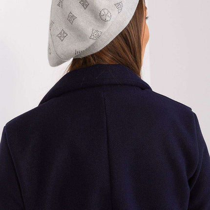 Glamorous Rhinestone-Embellished Knit Beret - Très Elite
