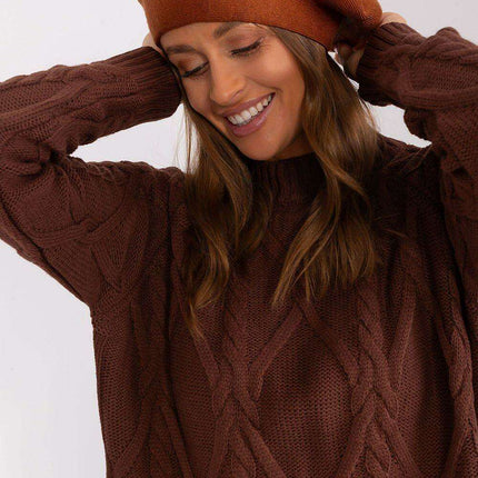 Glamorous Rhinestone-Embellished Knit Beret - Très Elite