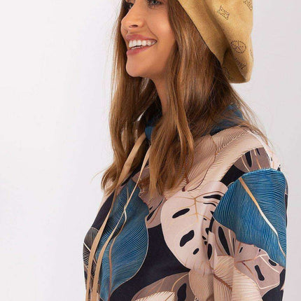 Glamorous Rhinestone-Embellished Knit Beret - Très Elite