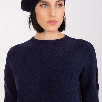 Glamorous Rhinestone-Embellished Knit Beret - Très Elite