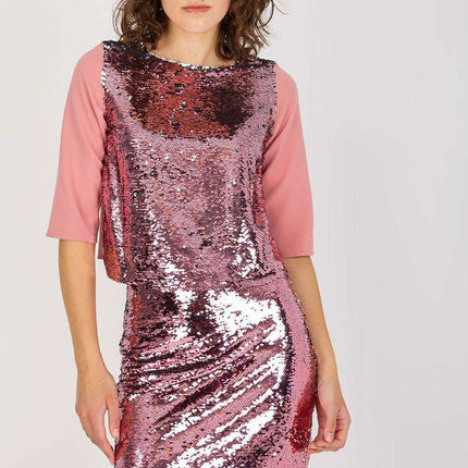 Glamorous Sequin-Detail Blouse - Très Elite