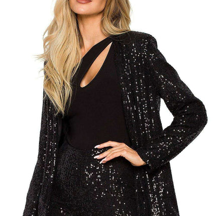 Glamorous Sequin-Embellished Evening Jacket - Très Elite