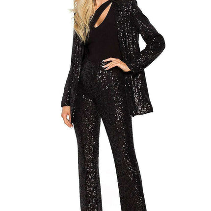 Glamorous Sequin-Embellished Evening Jacket - Très Elite