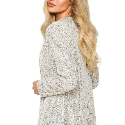 Glamorous Sequin-Embellished Evening Jacket - Très Elite