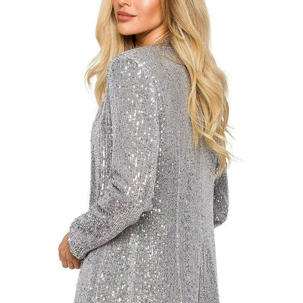 Glamorous Sequin-Embellished Evening Jacket - Très Elite