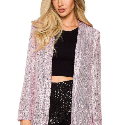 Glamorous Sequin-Embellished Evening Jacket - Très Elite