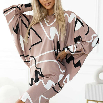 Glittering Maroon Batwing Dress by Numoco for Elegant Comfort