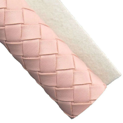 Glittering Pink Faux Leather Crafting Set for DIY Earrings and Hair Accessories..