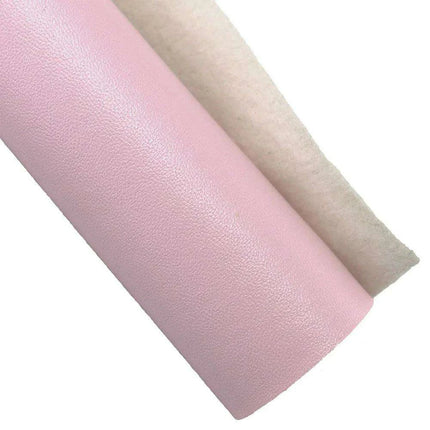 Glittering Pink Faux Leather Crafting Set for DIY Earrings and Hair Accessories - Très Elite
