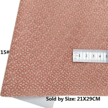 Glittery Pink Tiger & Serpent Faux Leather DIY Crafting Set..