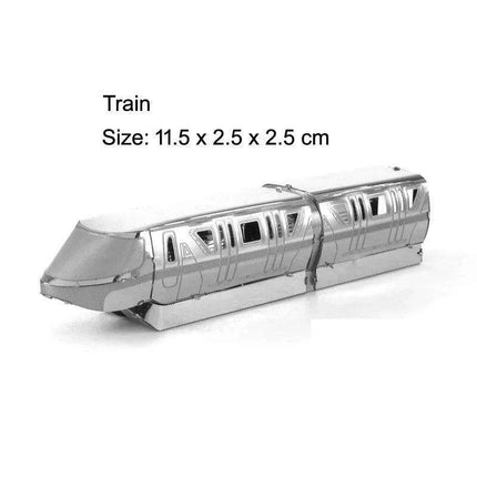 Global Landmark 3D Metal Puzzle Set: Construct and Discover Iconic Structures - Très Elite