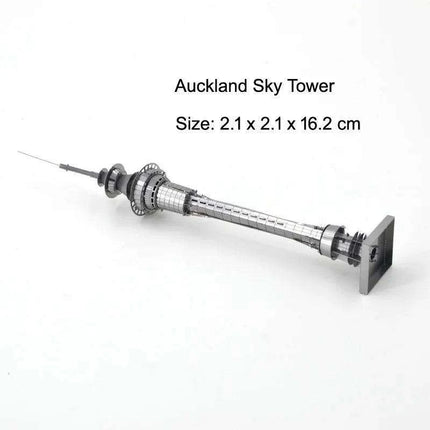 Global Landmark 3D Metal Puzzle Set: Construct and Discover Iconic Structures - Très Elite