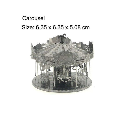 Global Landmark 3D Metal Puzzle Set: Construct and Discover Iconic Structures - Très Elite