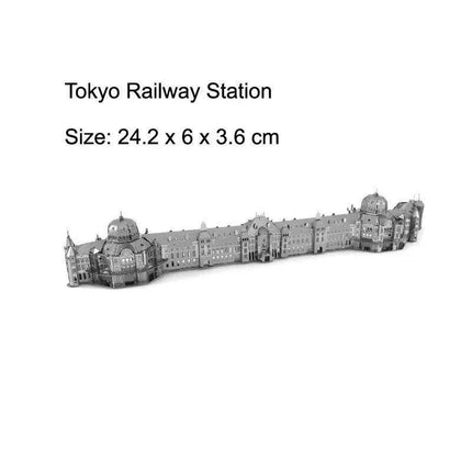 Global Landmark 3D Metal Puzzle Set: Construct and Discover Iconic Structures - Très Elite