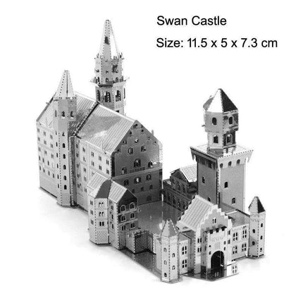 Global Landmark 3D Metal Puzzle Set: Construct and Discover Iconic Structures - Très Elite