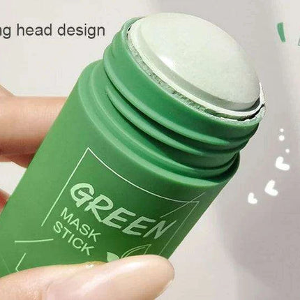 Glow-Enhancing Eggplant & Green Tea Face Mask Stick.