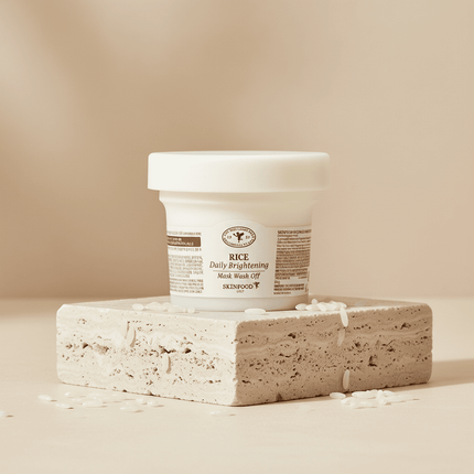 Glow-Enhancing Rice Bran Water Facial Mask - 210g.