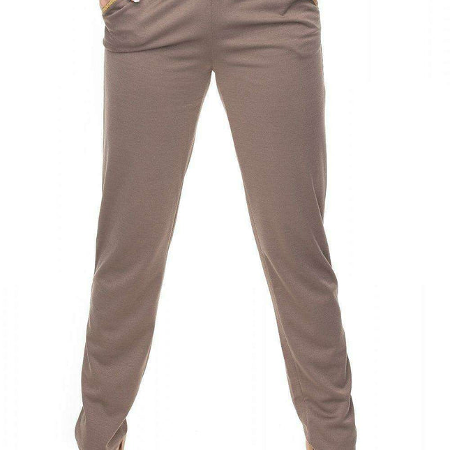 Golden Elegance Adjustable Waist Trousers
