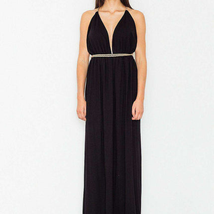 Golden Glamour Knit Dress with Alluring Charm - Très Elite