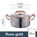 Rose gold-Have lid