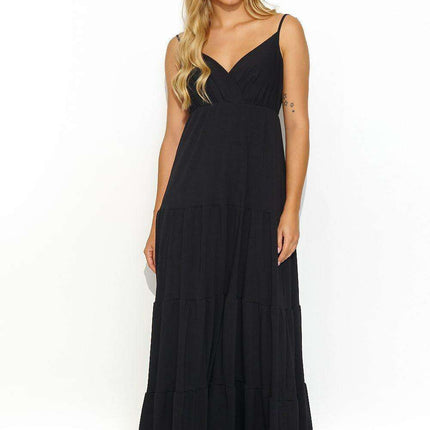 Golden Radiance Maxi Gown