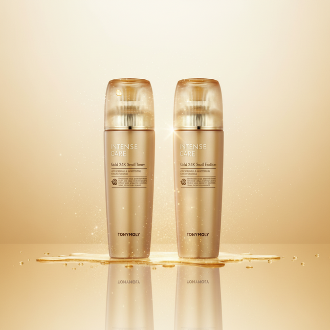 Golden Snail Luxury Skincare Collection with 24K Gold by TONYMOLY: Supreme Hydration and Anti-Aging Benefits