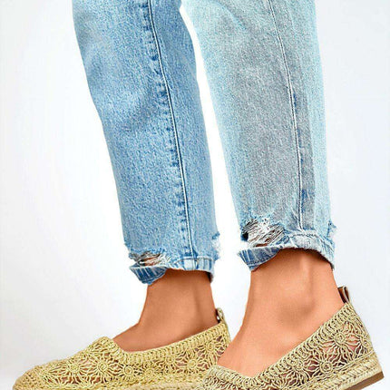Golden Sunburst Espadrilles - Très Elite
