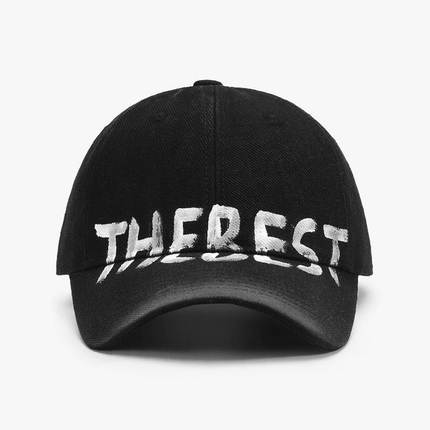 Graffiti Letter Curved Brim Baseball Cap – Soft Cotton, All-Season Style - Très Elite