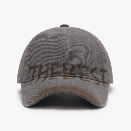 Graffiti Letter Curved Brim Baseball Cap – Soft Cotton, All-Season Style - Très Elite
