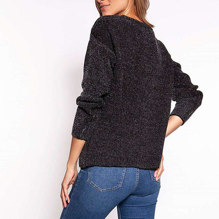 Graphic Melange Knit Jumper MKM - Stylish Comfort Redefined - Très Elite