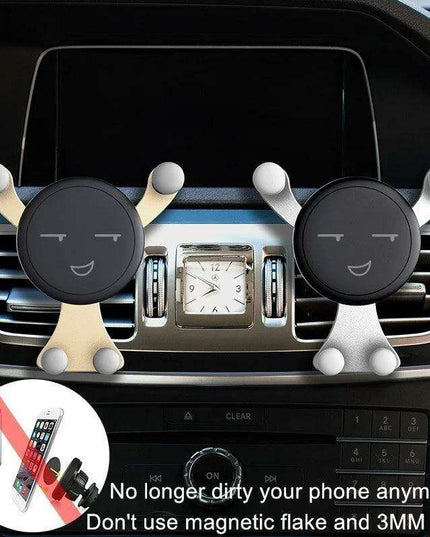 Gravity-Driven Hands-Free Car Phone Holder: Your Essential Roadside Companion