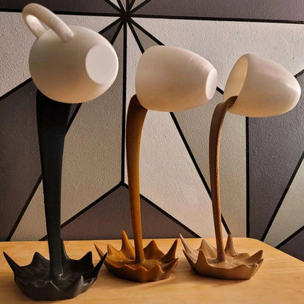 Gravity-Defying Whimsical Coffee Cup Art for Unique Home Decor - Très Elite