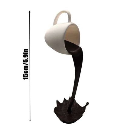 Gravity-Defying Whimsical Coffee Cup Art for Unique Home Decor - Très Elite