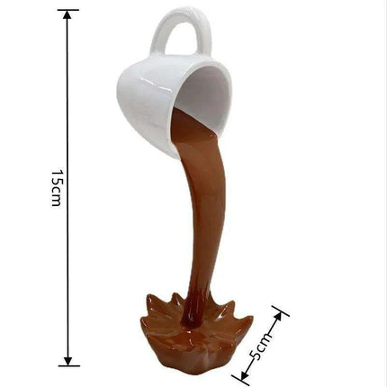 Gravity-Defying Whimsical Coffee Cup Art for Unique Home Decor - Très Elite